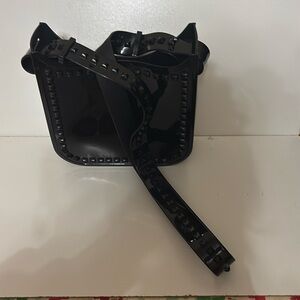 Carmen Sol black shoulder strap or cross body bag